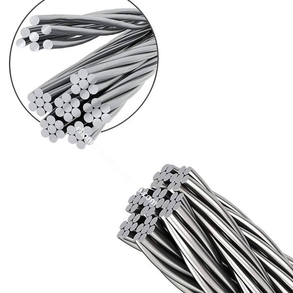 Customized Cable Stainless Steel Wire Rope Galvanized for Elevators Special Cold Heading Steel Standard AiSi
