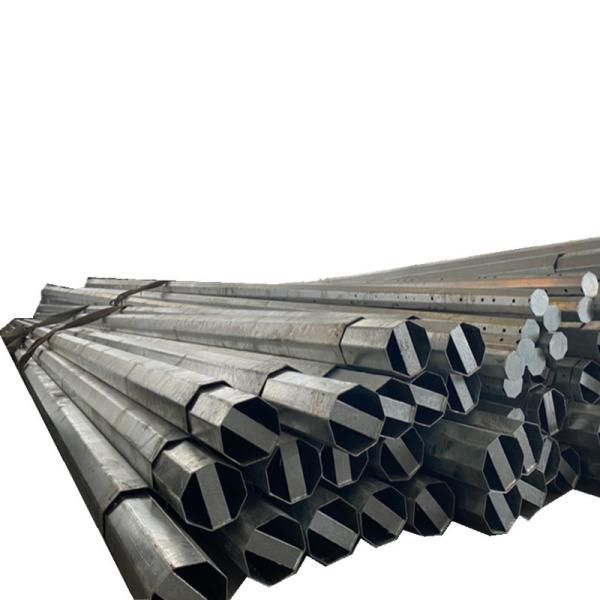 Bolt-On Electrical Steel Power Pole Hot-Dip Galvanizing With Class B Insulation