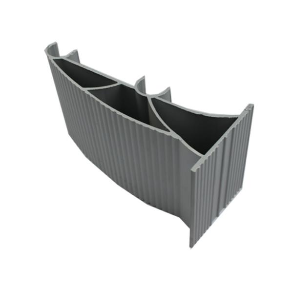 Professional Machined Aluminum Parts , Highly Glossy 6063 Aluminium Alloy Profile