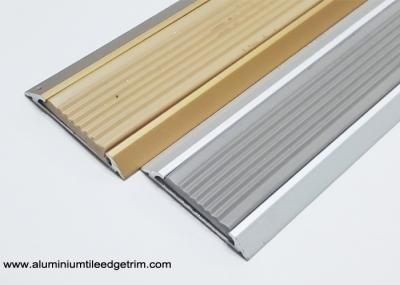 35 mm Width Flat Aluminium Threshold Strip With Anti Slip Rubber Insert