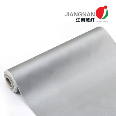 Espessura de Grey Polyurethane Coated Fiberglass Fabric 0.5mm