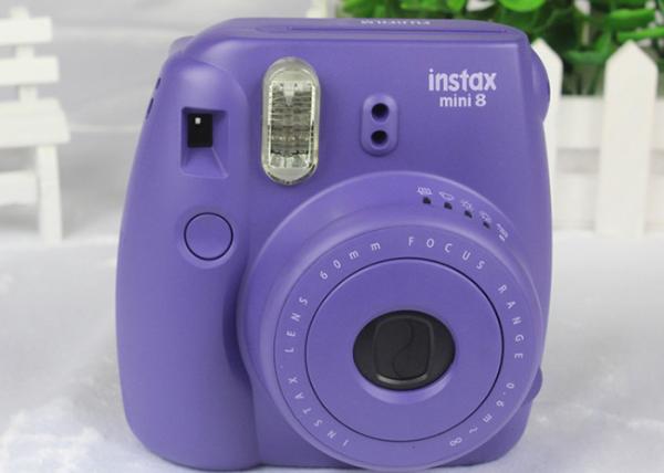 Fuji Instax mini 8 camera once imaging film lomo vertical shot for travel