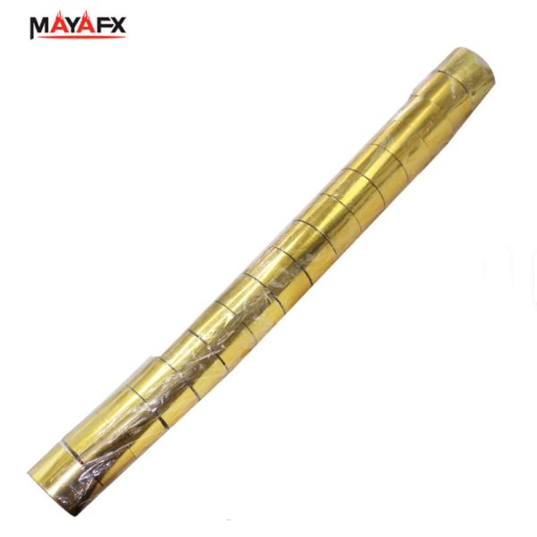 Fire Resistant 2cm*10m/roll Non-toxic Confetti Ribbons and Stage Streamers for Confetti Blaster Machines