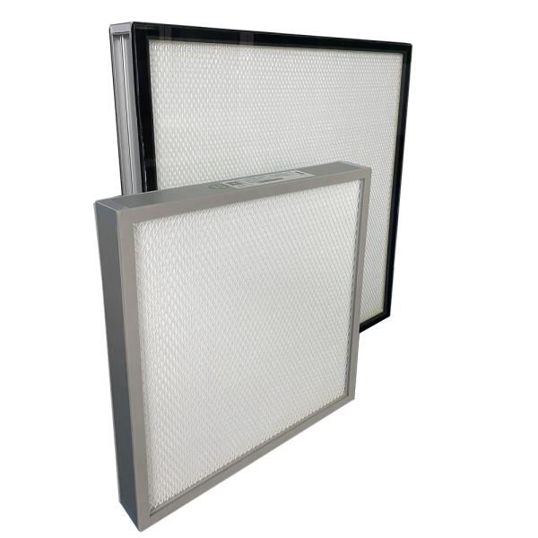 Unidad de tratamiento de aire Filtro de aire HEPA con temperatura de trabajo de 80 °C y caída de presión inicial ≤ 220 /≤ 140 HV