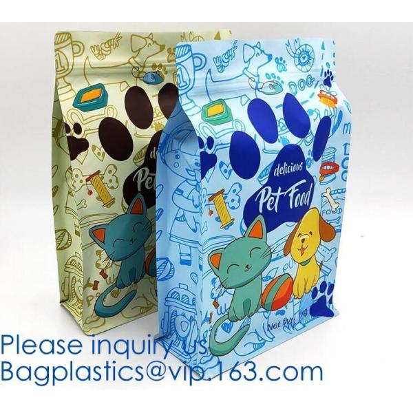 Customized Personalized Pet / Metpet / Pe Material Plastic Food Bag Printing Cheap,dust-free workshop pet food bag PACK
