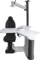 Unidad oftalmológica Unidad combinada de mesa y silla Unidades combinadas de mesa y silla lámpara LED 24V 3W Tres instrumentos