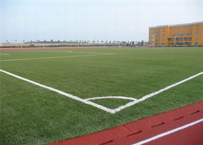 Sports Flooring and Playground Artificial Grass For Schools , Synthetic Turf Eco Friendly