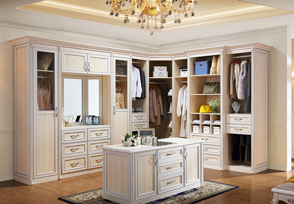 NO Folded and Convertible MDF Bedroom Wall Wardrobe Design for Compact Living