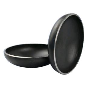 Q235 Black Carbon Steel Pipe Cap Seamless Mild Steel End Caps 2.0-25.0mm