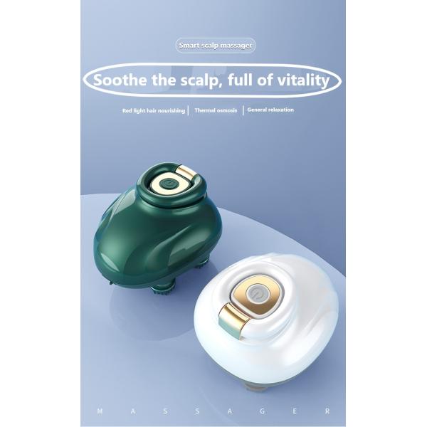 Muscle Massage Waterproof Portable Vibration Massage Head Electric Kneading Scalp Massager Gua Sha Mini Head Guasha Machine