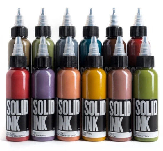 Solid Ink Tattoo Ink Professional Grade and Long-lasting 30ml 60ml 90ml 120ml