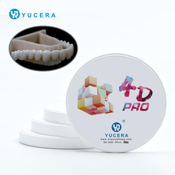 Printing 14mm Open System CAD CAM Dental Zirconia Blocks 4D Explore Multilayer Ceramic Blocks