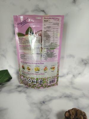 Eco - Friendly Plastic Stand Up Pouch For Human Food Packaging Customized