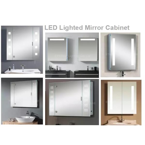 Recessed Medicine Aluminum LED Mirror Cabinet Mail Box Packing