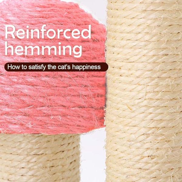 Natural Sisal Luxury Cat Tower A Stylish and Sturdy Play Space for Modern Felines