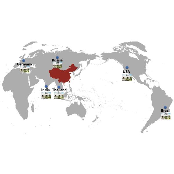 da linha central de alumínio das partes 5 da precisão de 0.002mm peças giradas e moídas
