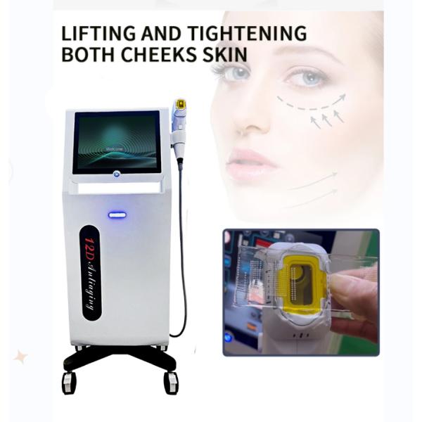 Vertical Hifu High Intensity Ultrasound Focused Korea Hifu Therapeutic Ultrasound Wrinkle Removal Face Lifting Machine