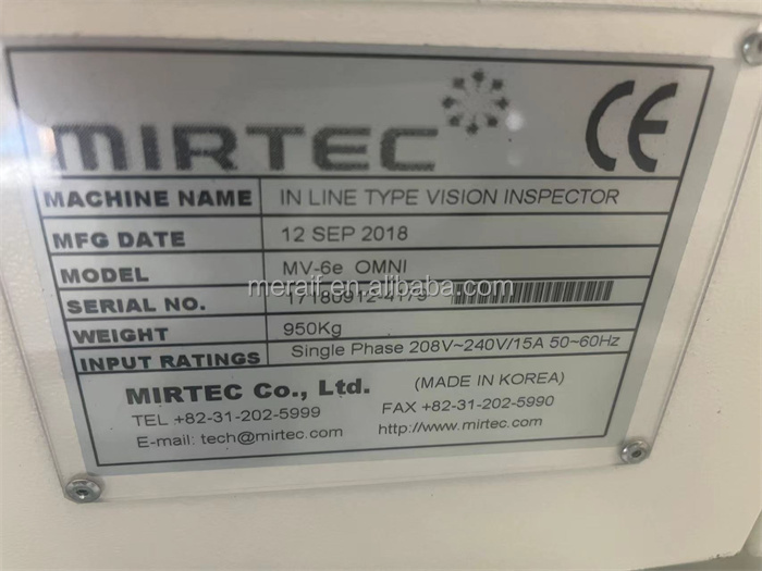 Машина осмотра затира припоя smt машины Mirtec MS-11e 3D встроенная SPI