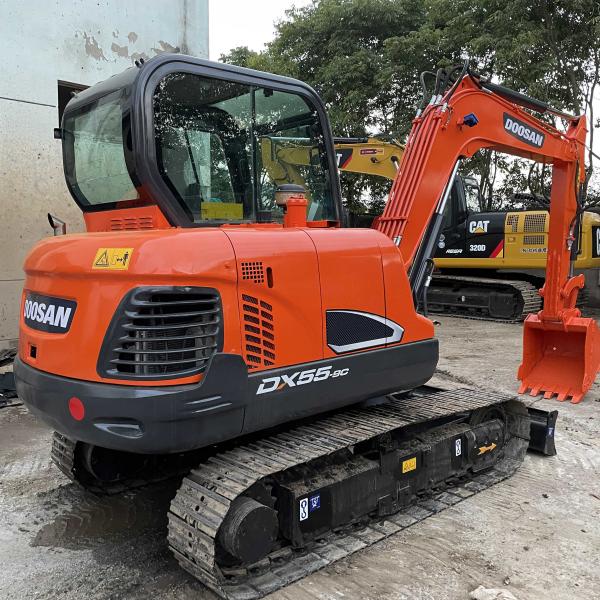 DX55 DH55 Excavateur Doosan d'occasion Mini-excavateur de 5 tonnes