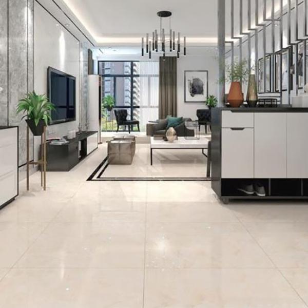 Светлый - отполированное желтое застекленный кроет мрамор черепицей пола стены фарфора кроет анти- выскальзывание черепицей 600*600mm