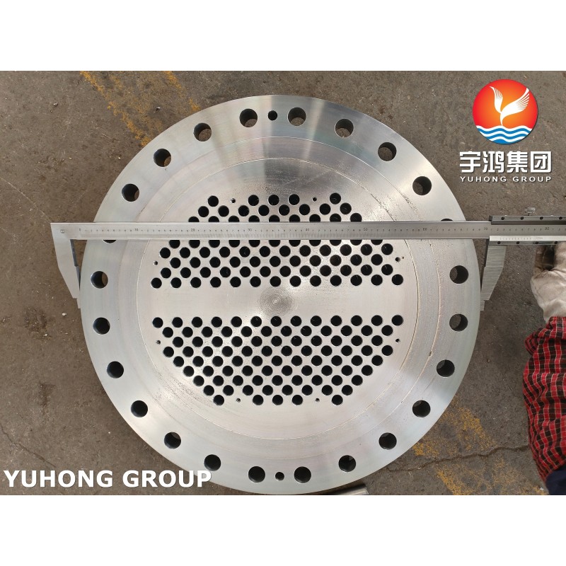 ASME SA-266 Gr.2 N Tubesheet and Flange for Industrial Shell and Tube heat exchanger
