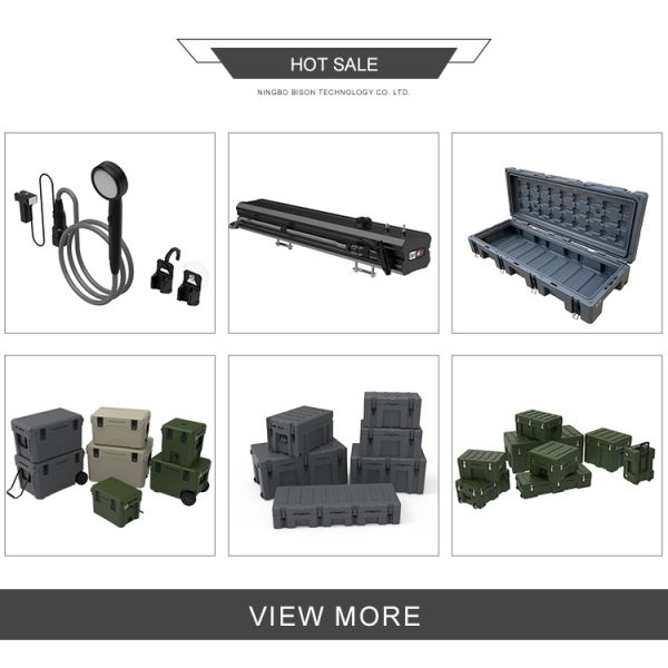 150L Large Capacity Hard LLDPE Waterproof Plastic Cargo Transportation Rotomolded Case