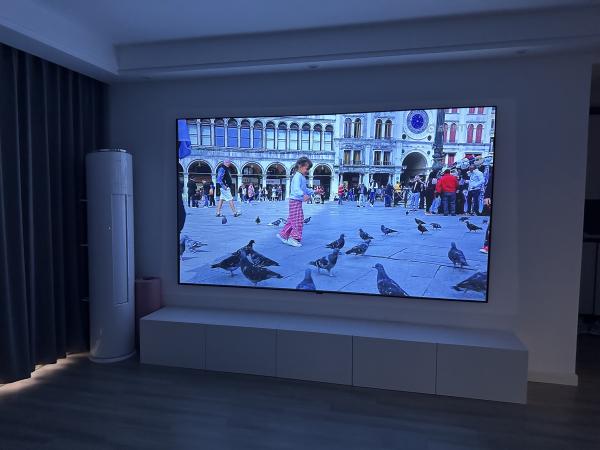 Long Throw Home Theater Projector Screens Anti Light 100 Inch ALR Screen