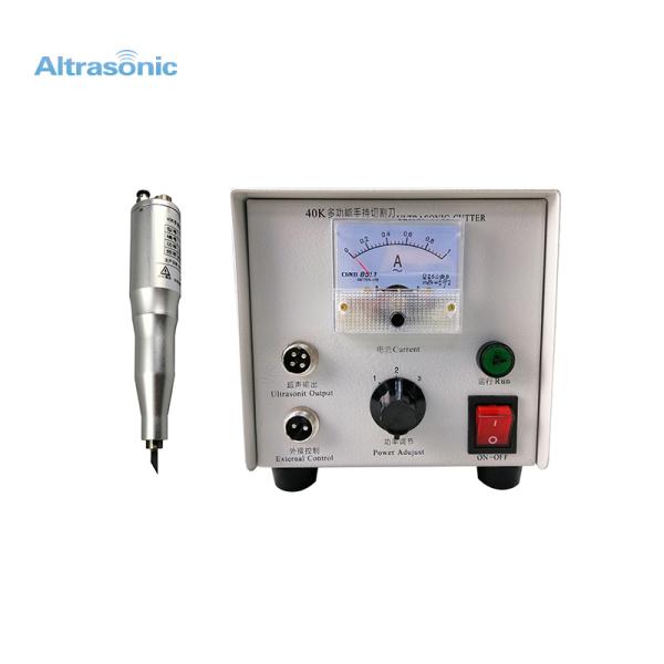 40kHz Ultrasonic Knife Cutter For Non Woven Fabric Snakeskin Bag