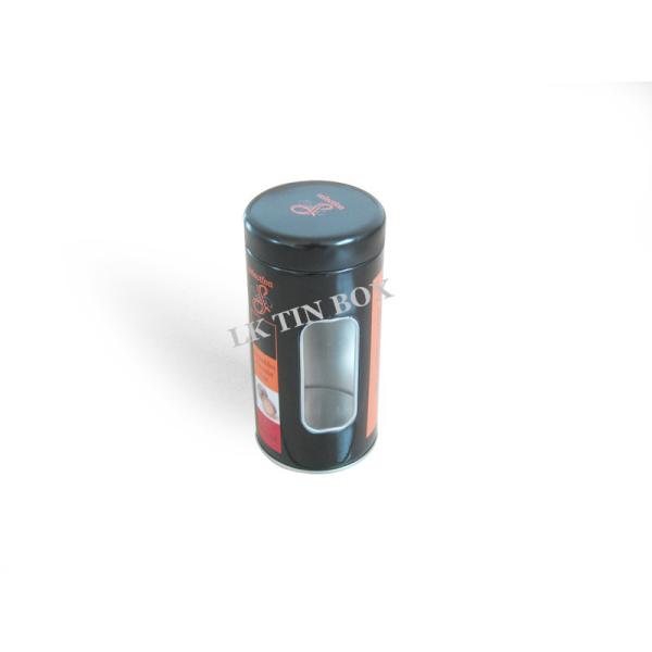 Cartuchos decorativos do chá do vintage, recipientes redondos da lata para o empacotamento de sal do chá verde