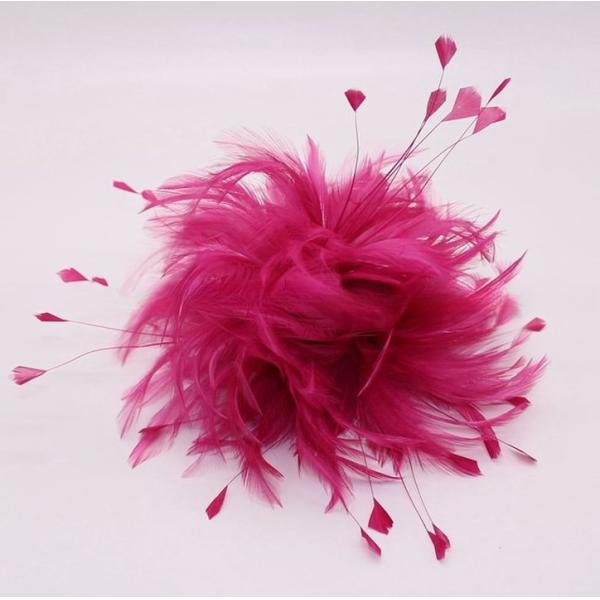 Event Party Supplies Feather Mounts Hackle Millinery Feather Flowers 15x30cm