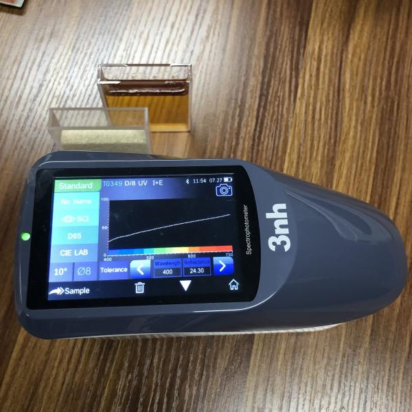 Fastness Color Strength Opacity 3nh Spectrophotometer YS3060 With 8mm / 4mm Measuring Aperture