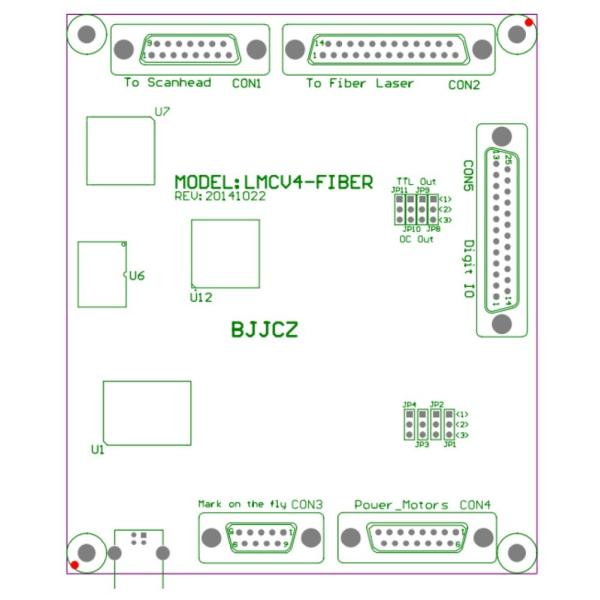 Rotary Marking UV Laser Machine Parts , Grid Correction CO2 Laser Parts