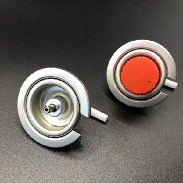 Straight Brass Butane Gas Valve with Brass Valve Stem Material