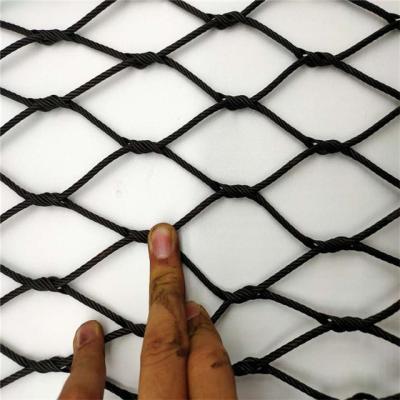 Flexible 304/316/316L Black Oxide Stainless Steel Woven / Ferrule Mesh Cable