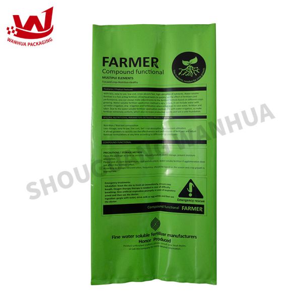 Customized 20KG Waterproof PE Bags with 7 Colors Printing Customer Logo