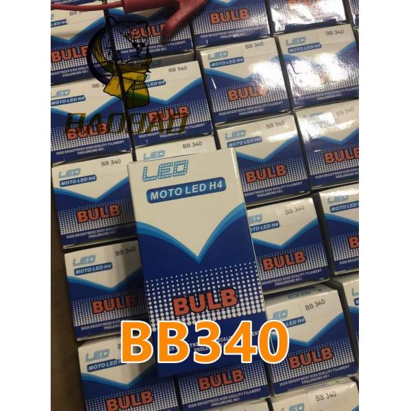 H4 BA20D White Yellow Blue Metal Bulb Mini Driving LED Light For Motorcycle