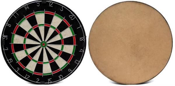 Customized High Quality Kenya Sisal Dartboard With Round Wire