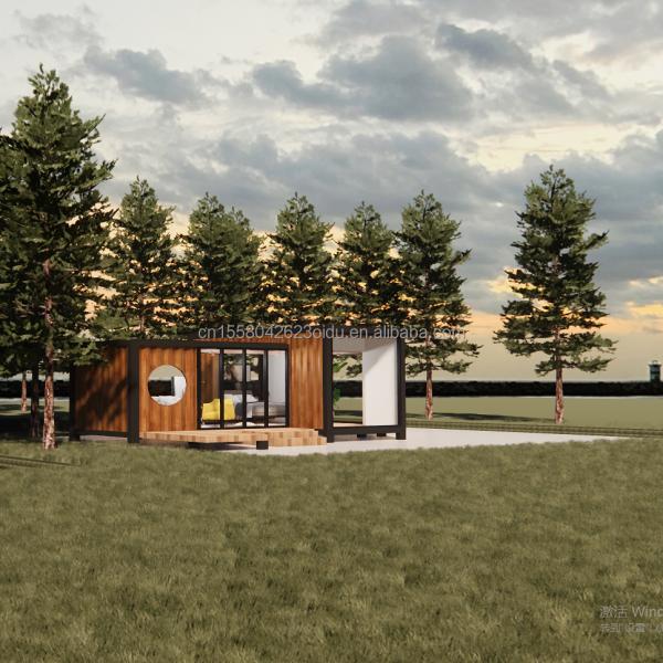 Modern Design Luxury Glass Wall Prefab Container House StrayBirds Prefabricated Modular Home Hotel for Resort Villa