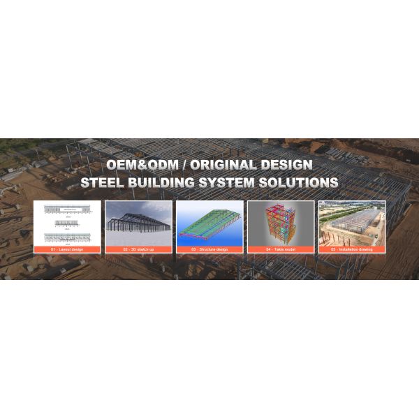 Safety Steel Structures Clear Span Structures Steel Framed Industrial Buildings