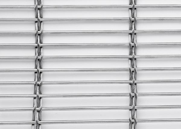 Metal enfrentado tecido 120m x 6m Mesh Interior Decorations arquitetónico de aço inoxidável