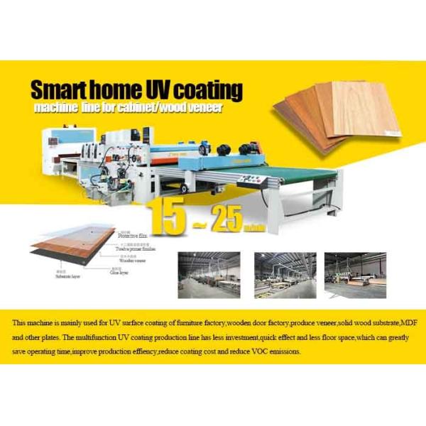 Wood Veneer Sheet UV Coating Processing Machine Production Line CE Certification