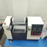 Abra do laboratório de borracha do moinho de mistura de 2 rolos o aquecimento elétrico
