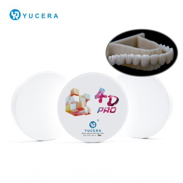 Yucera 4D Pro Sintered Zirconia Dental CAD/CAM Blocks Multi-layer Translucent B1 Color Oral Therapy Equipment & Accessory
