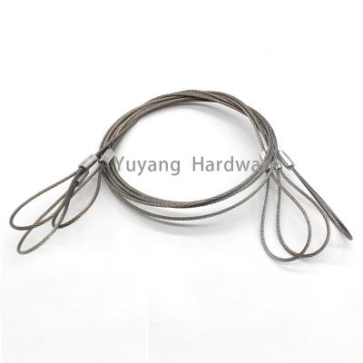 YUYANG Copper Wire Rope Clip Hanging Kit for Linear Lights-High Strength