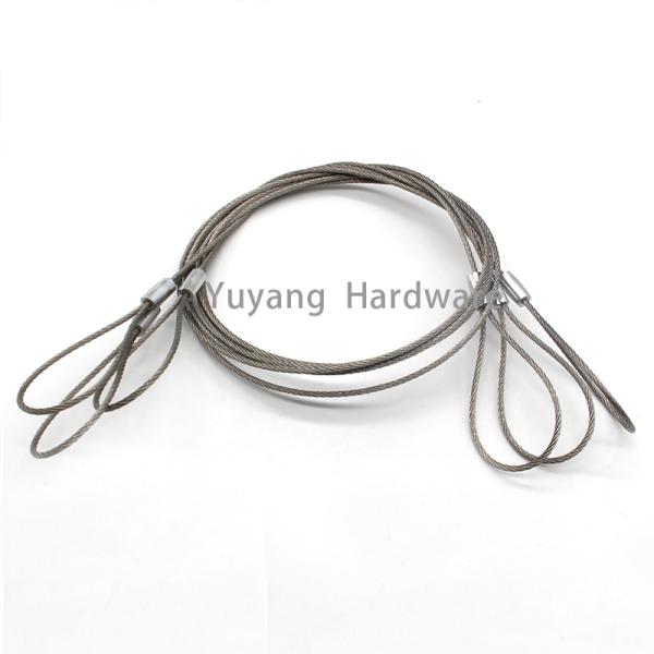 YUYANG Copper Wire Rope Clip Hanging Kit for Linear Lights-High Strength