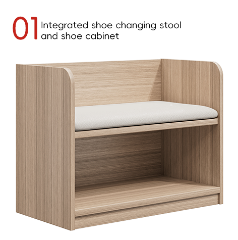 Apoyo a la personalización Moderno de lujo de madera de cambio de zapatos taburete Versátil apoyapiés para el hogar sala de estar dormitorio o hotel uso