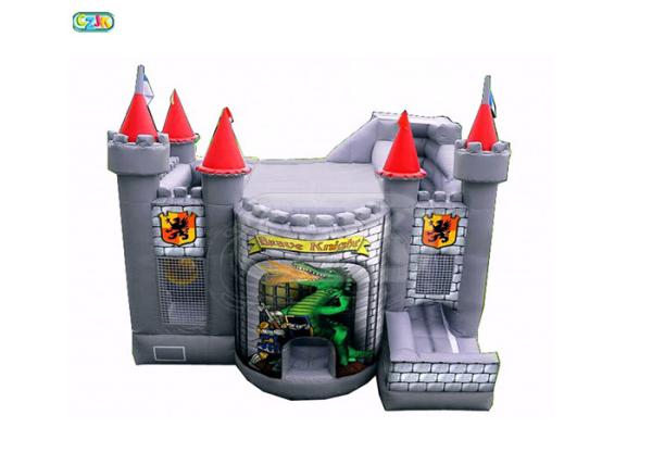 0.55mm Material PVC Adult Size Bounce House With Blower Maintenance Kit