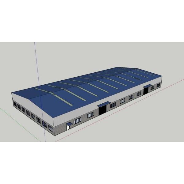 Modular Prefabricated Steel Warehouse Large Span Metal Building Space