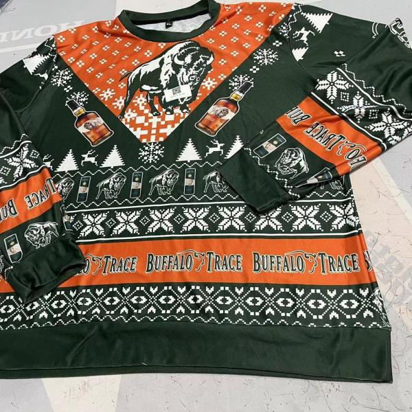 XMAMLON Custom Round-neck Shirt Casual Men's Clothing Sweater Christmas Printed Sweater