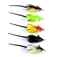 5 Cores 5,10cm/8,20g Sapo isco mole Mullet cabeça de cobra Peixe isco de pesca isco